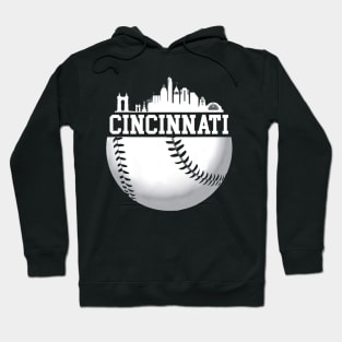 Vintage Downtown Cincinnati Shirt Baseball Retro Ohio State Hoodie